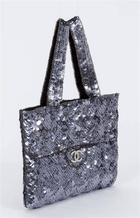 chanel sequin backpack|chanel evening bag.